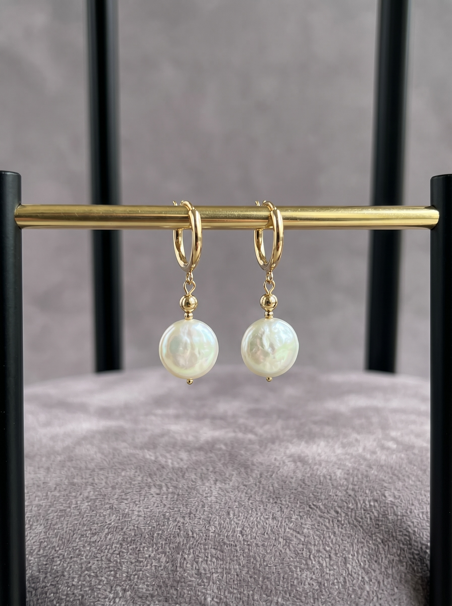 Fresh Water Pearl huggies