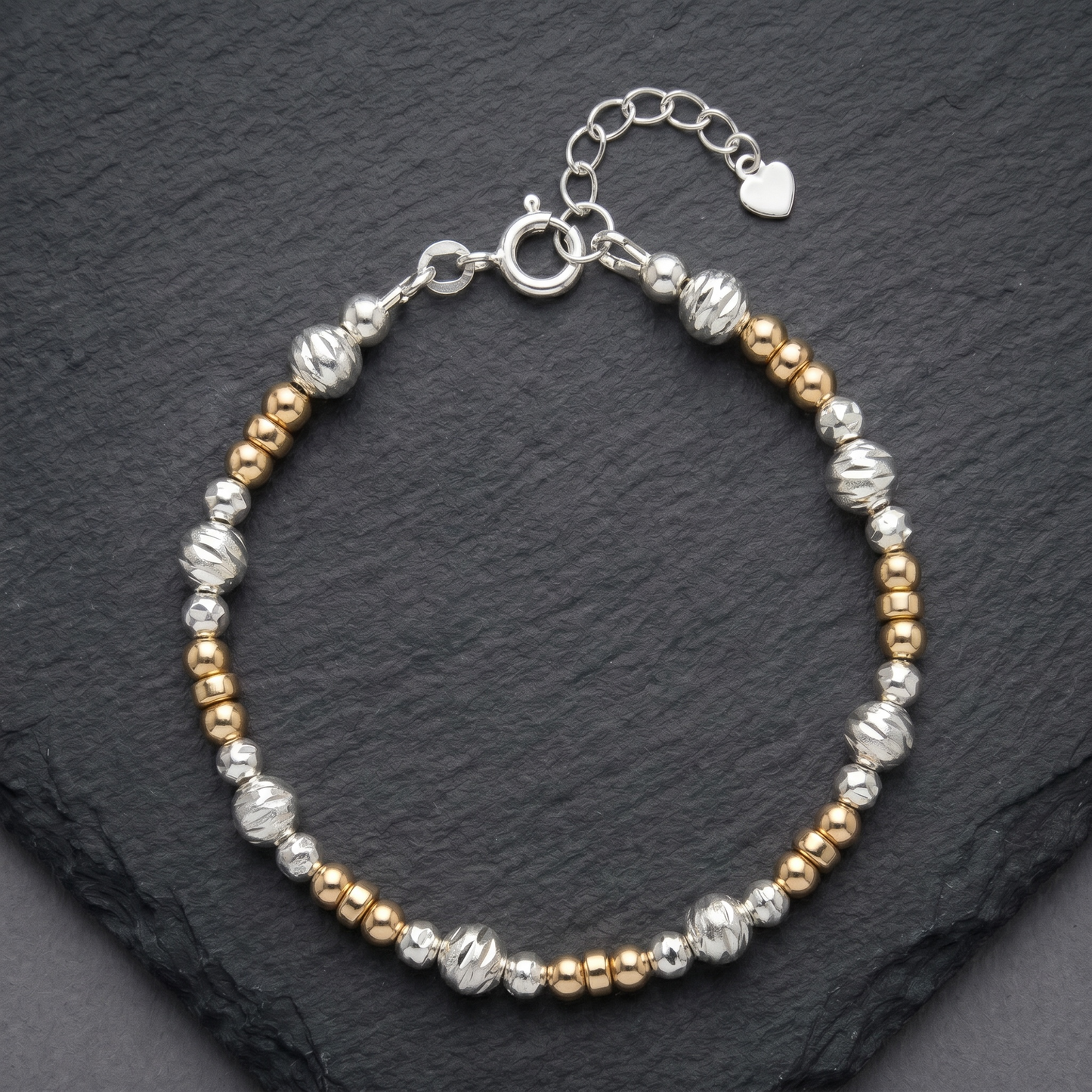 Mixed metal bracelet