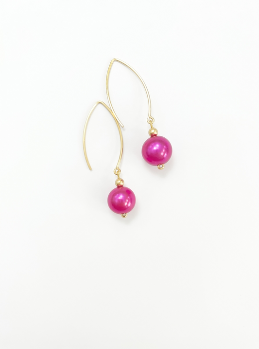 Multicolour Gold Filled Earrings