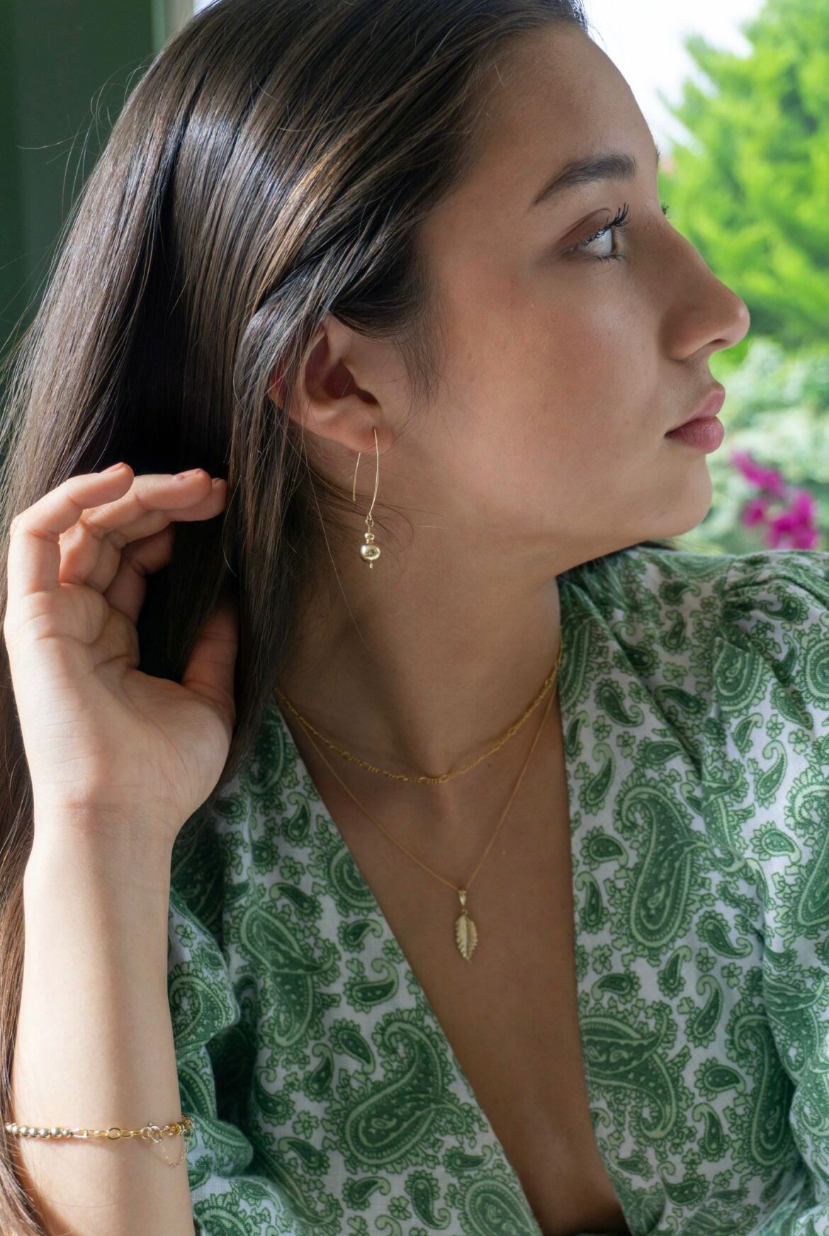 V shaped Balls (14K Gold Filled)