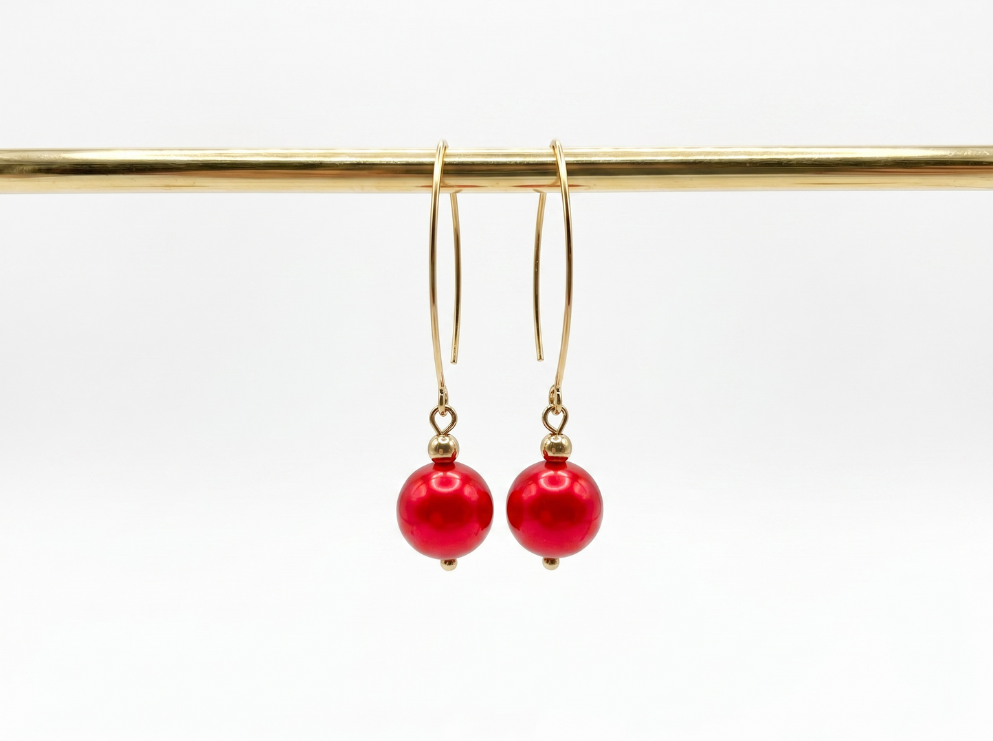Multicolour Gold Filled Earrings