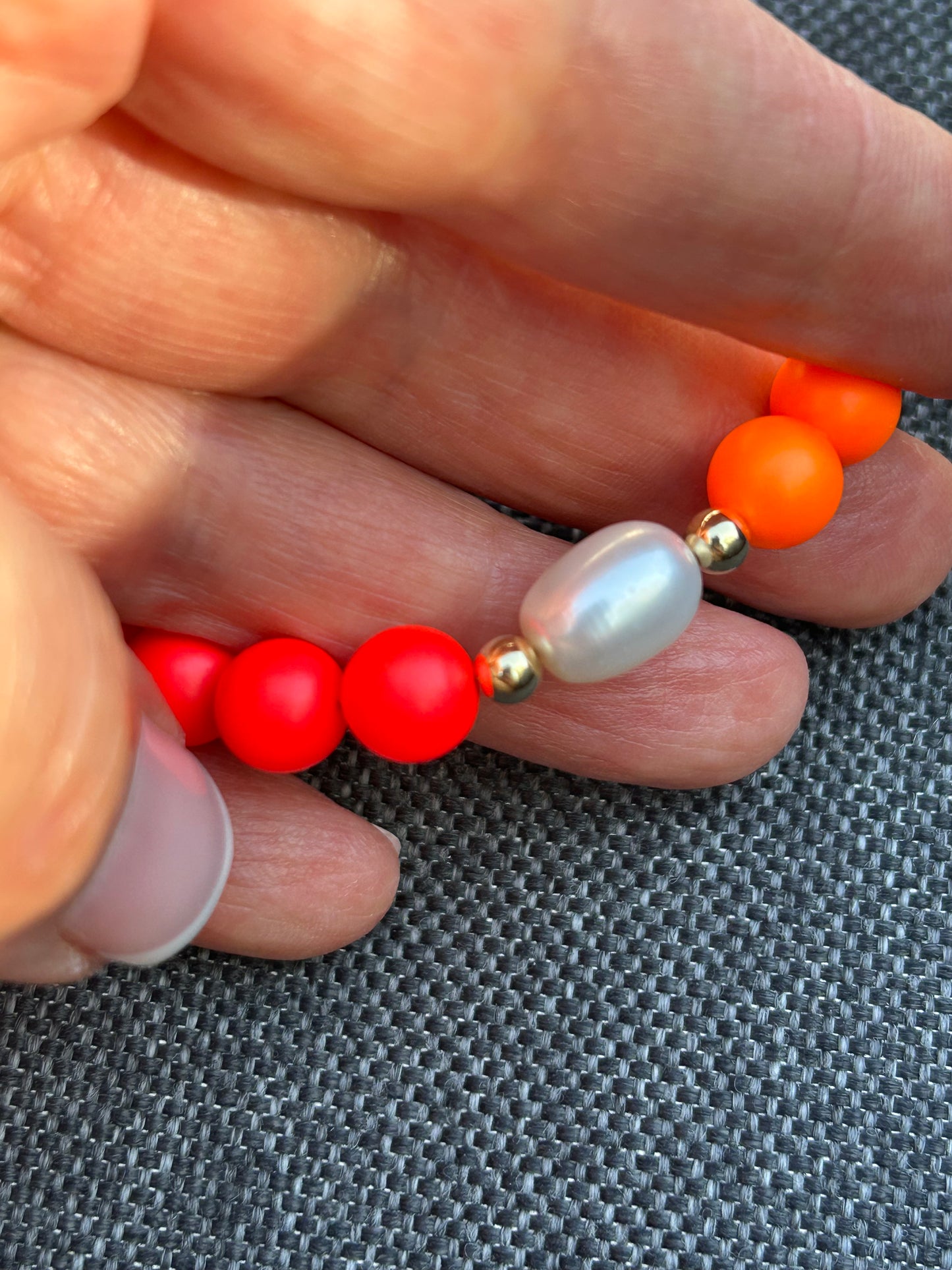 Mixed Fruit pearl bracelet