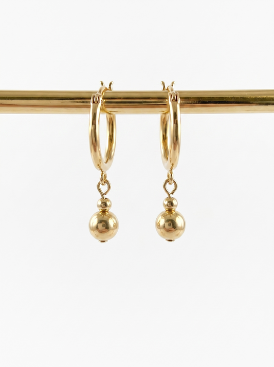 Drop Huggies - 14K Gold Filled