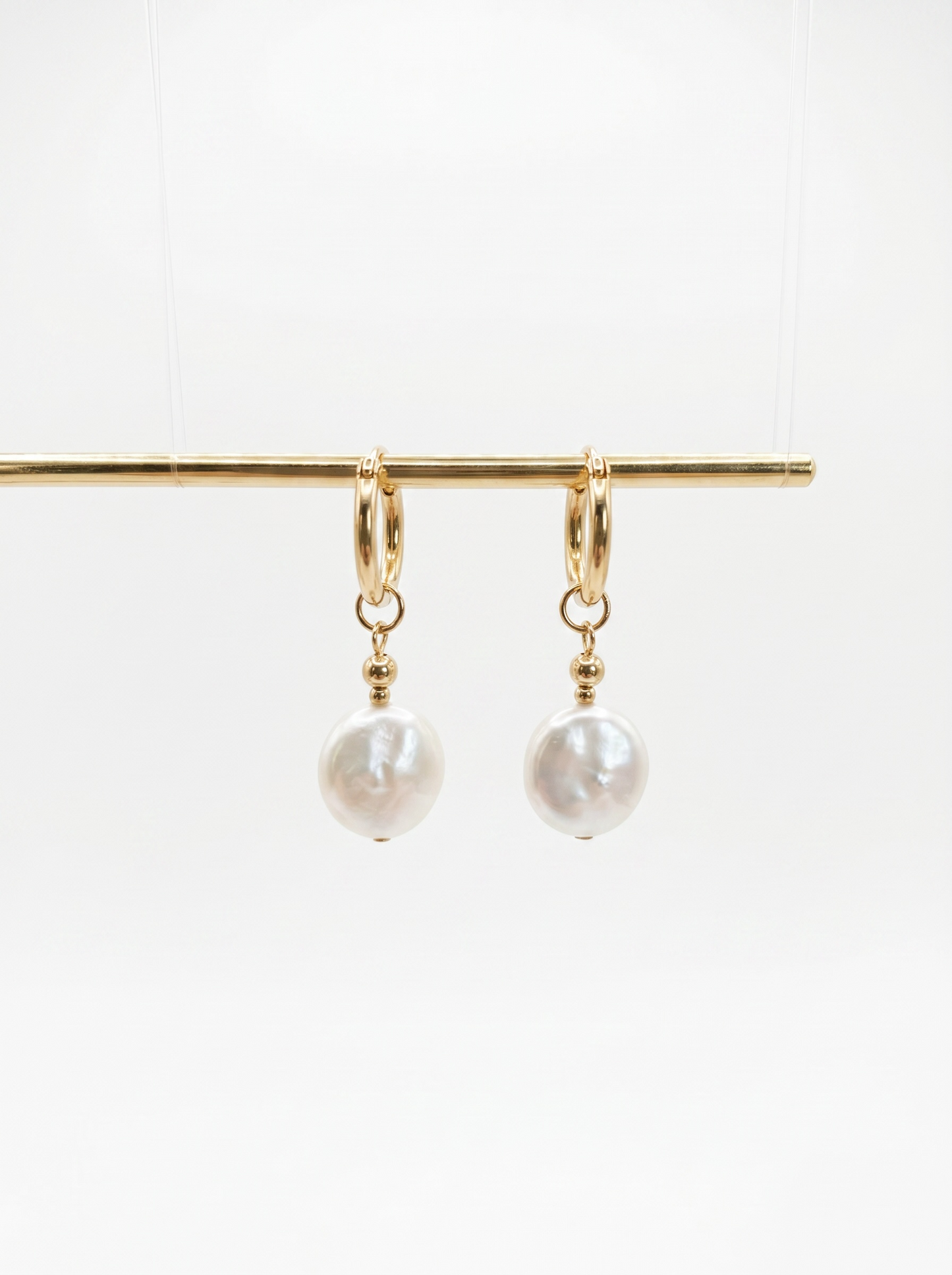 Fresh Water Pearl huggies