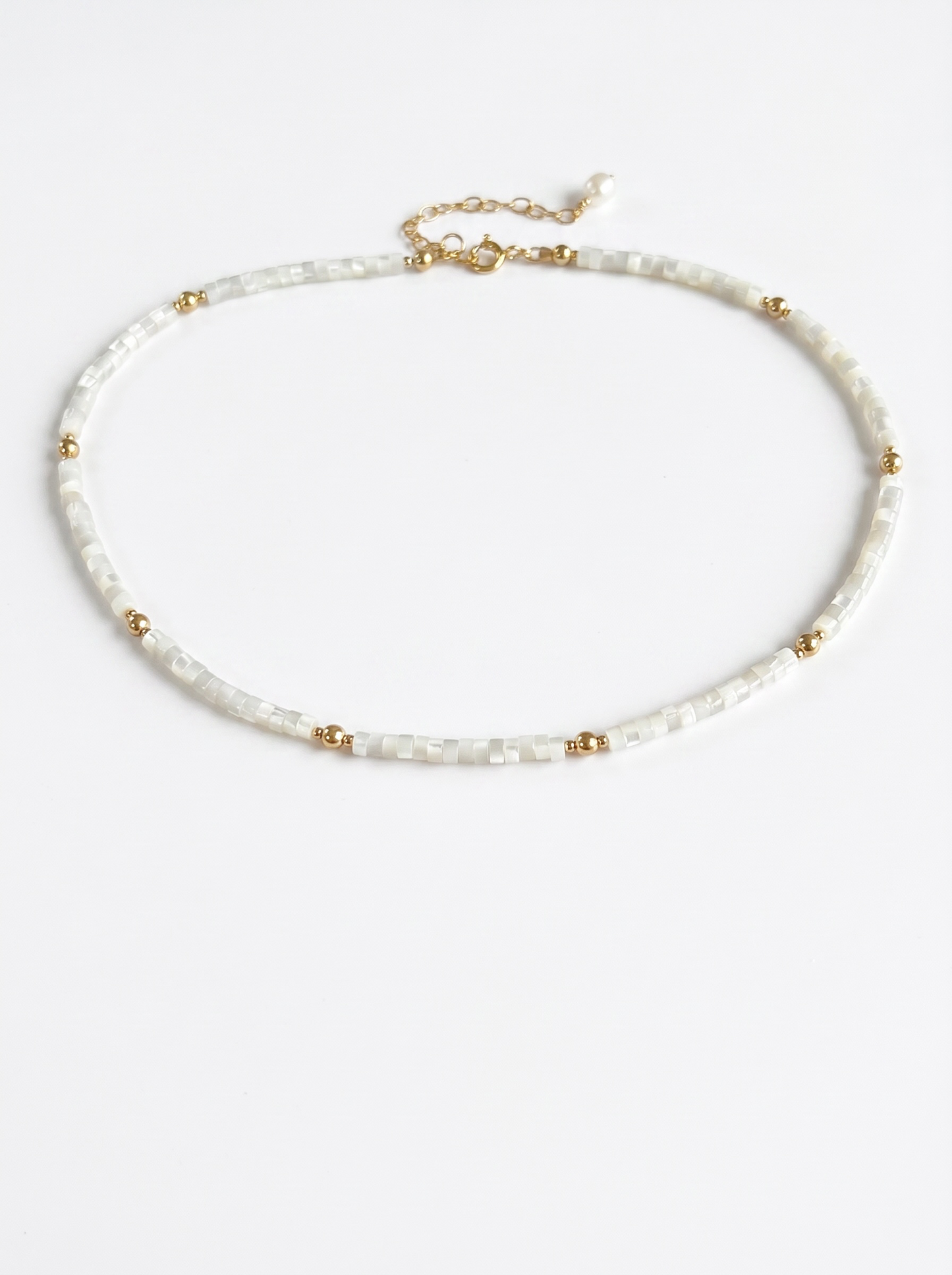 Mother of Pearl beaded necklace