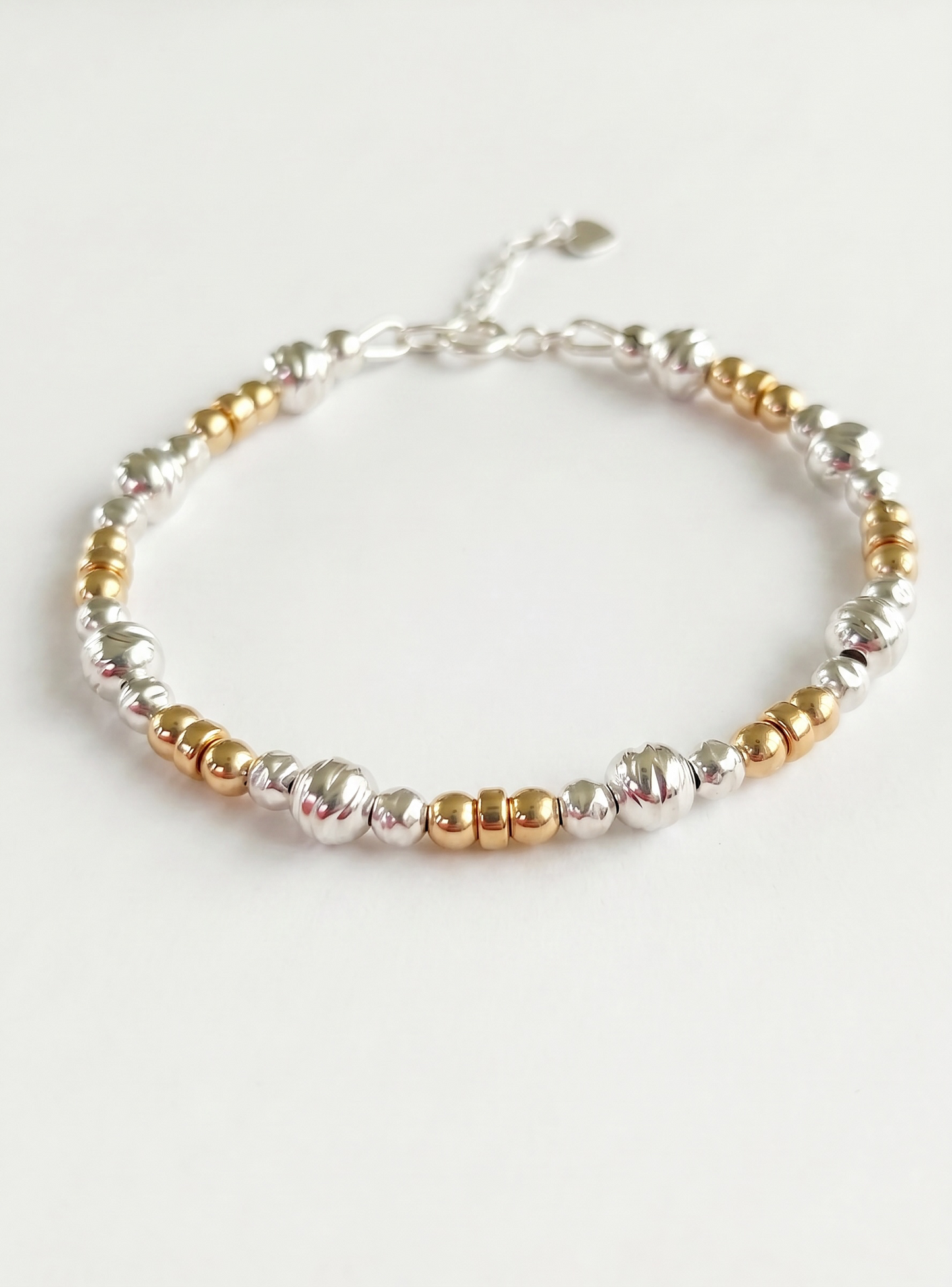 Mixed metal bracelet