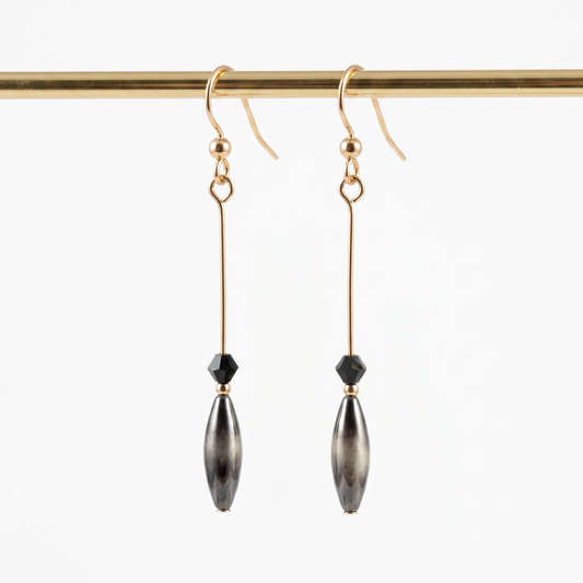 Navajo Silver and Gold Filled earrings