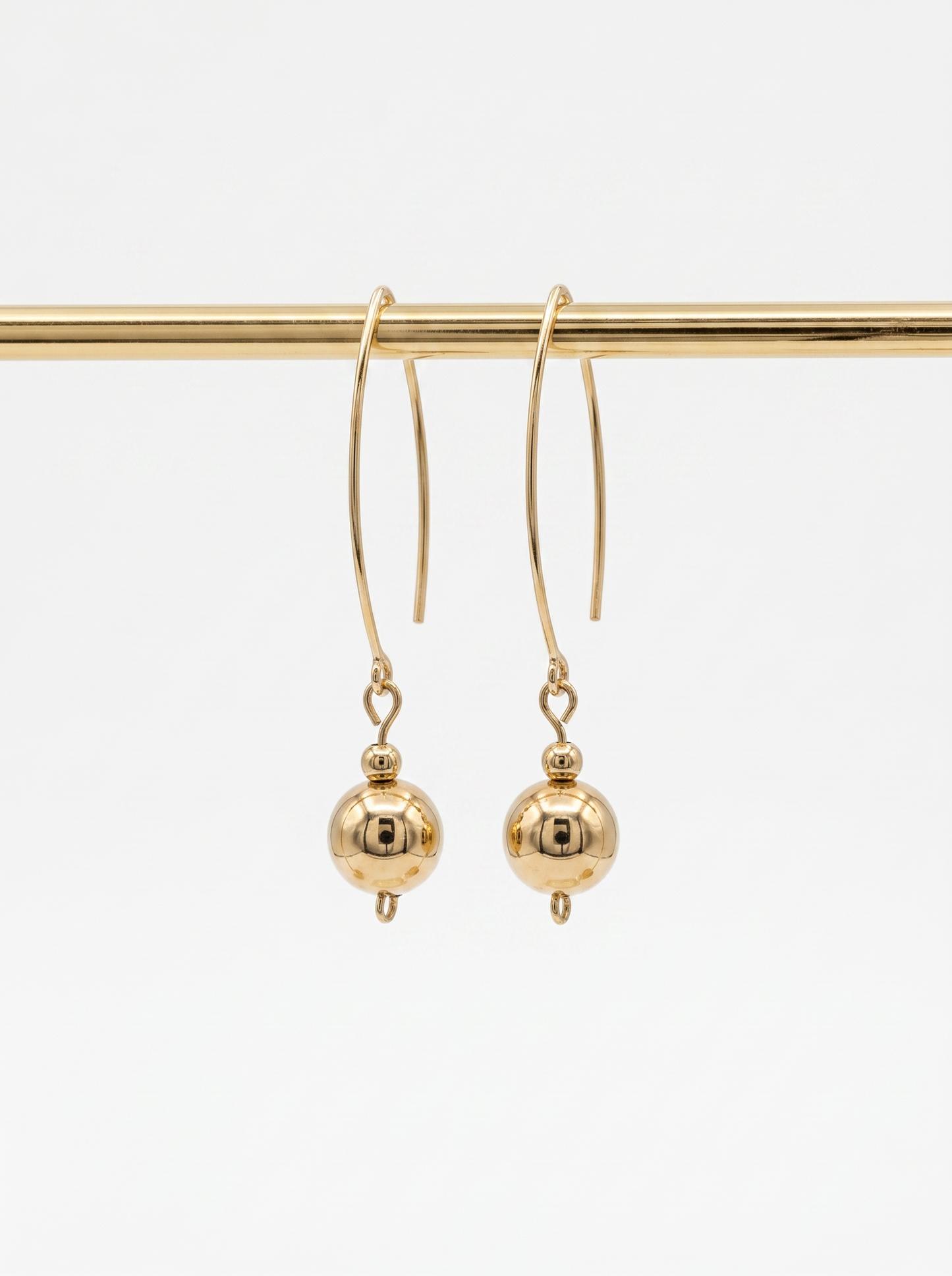 V shaped Balls (14K Gold Filled)