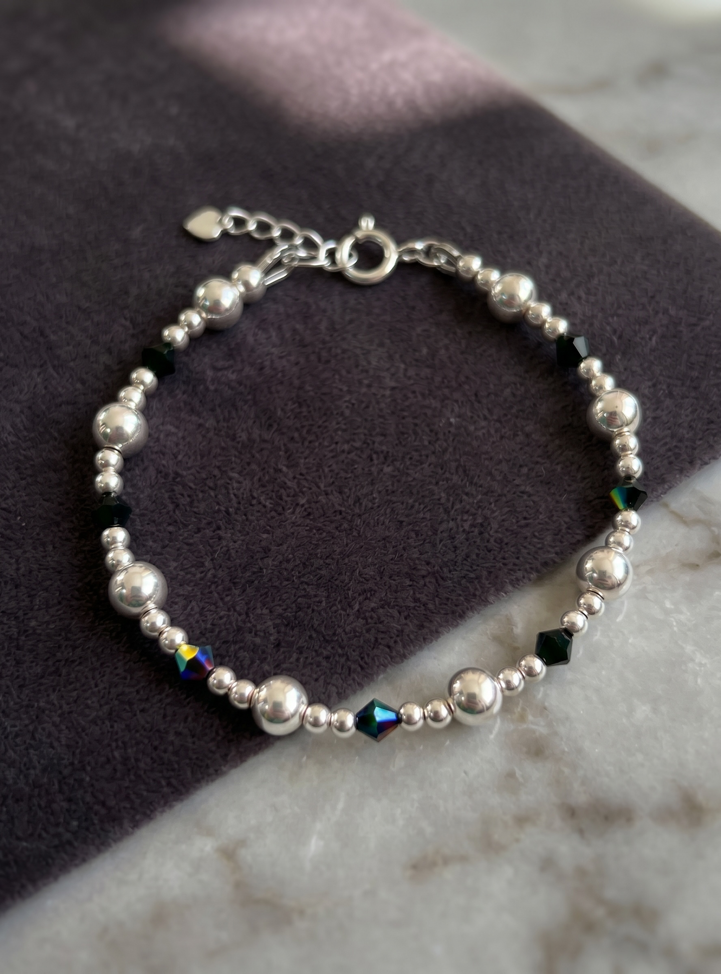 Swarovski X sterling silver bracelet