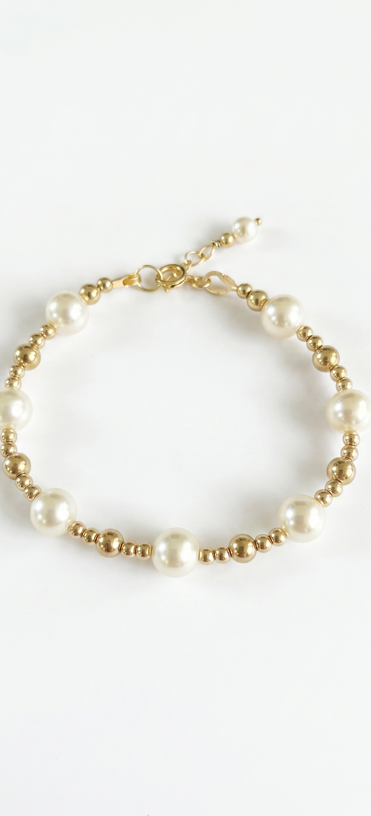 Swarovski Pearl Gold Filled Bracelet