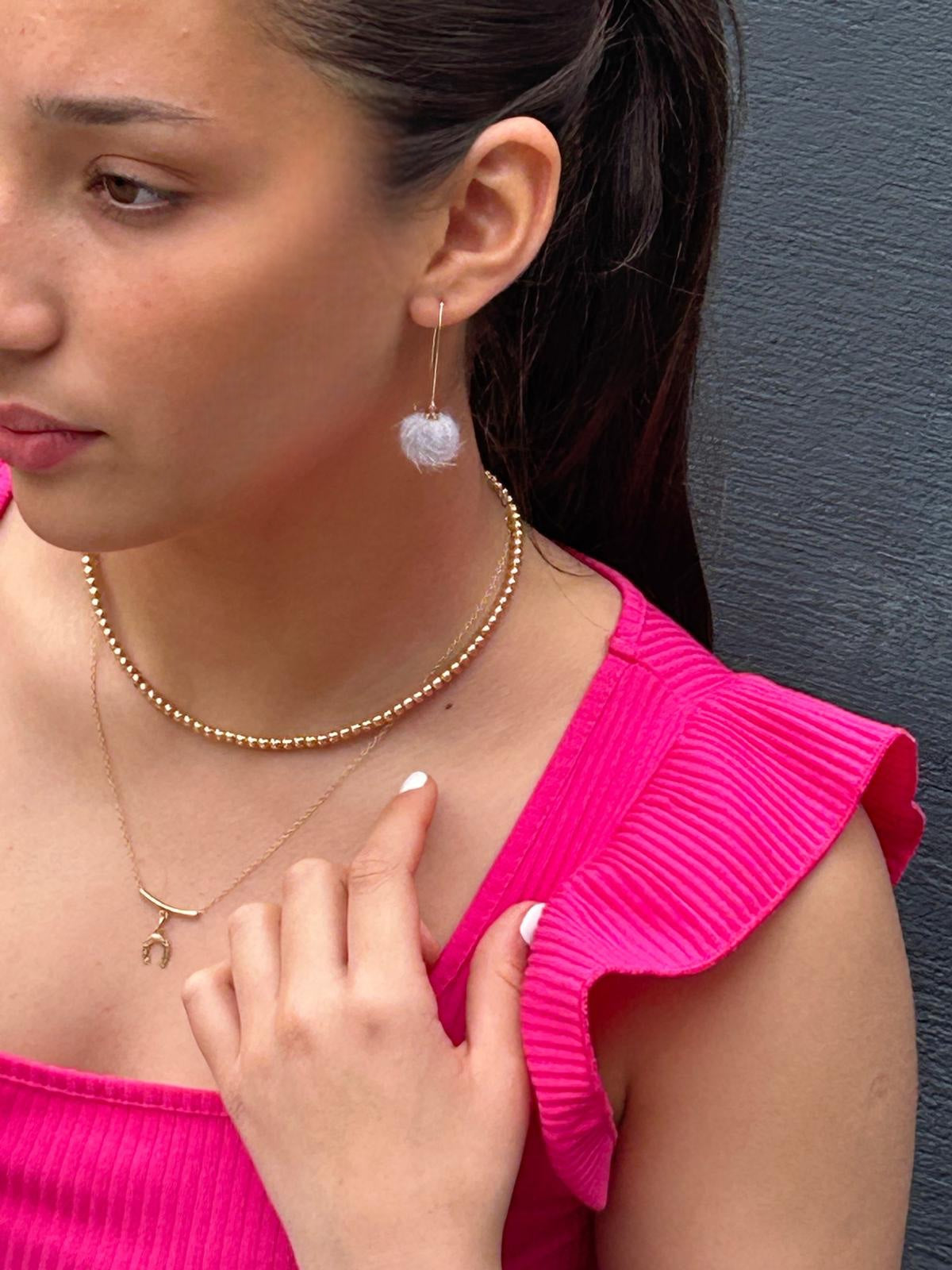 Feminine Soft Pink/Red/many other Pom Poms