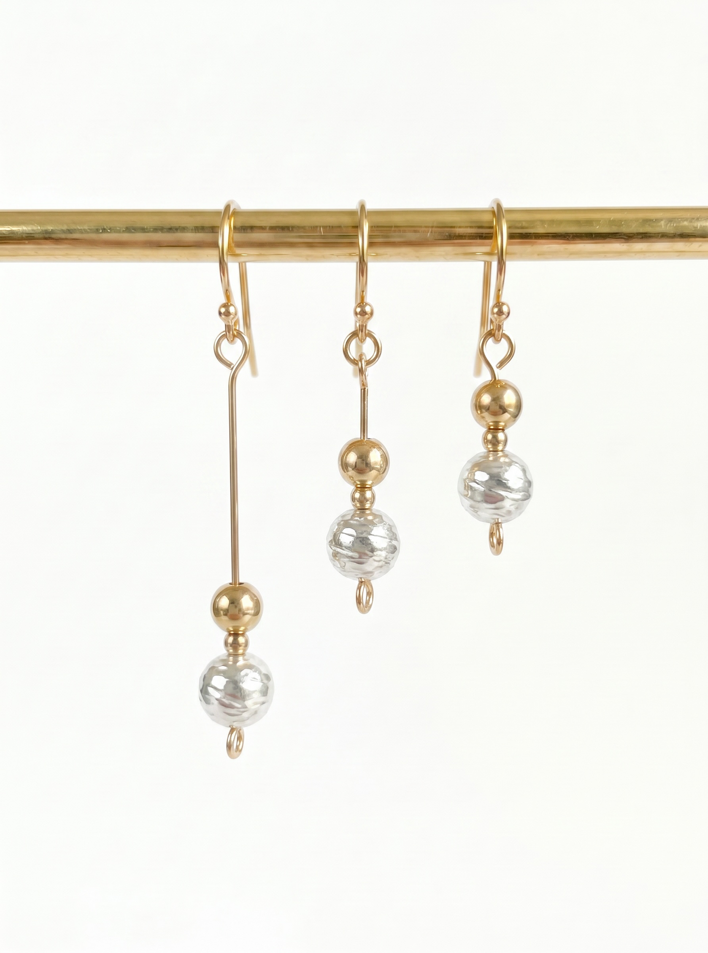 Mixed Metal Earrings