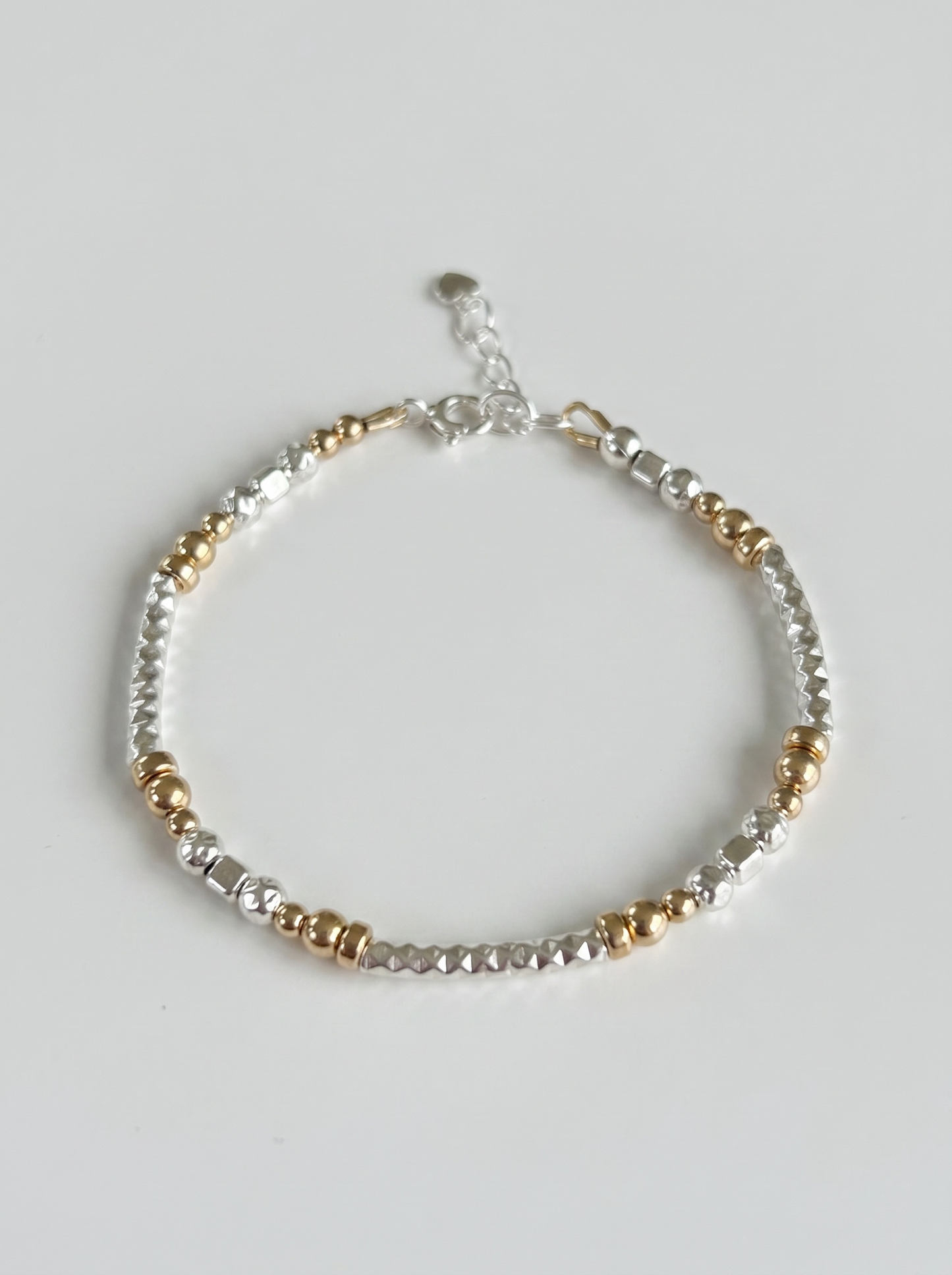 Trinity mixed metal bracelet
