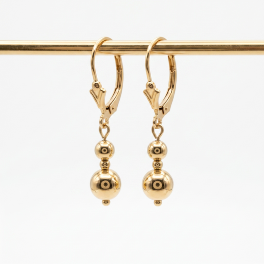 Fleur De Lis Gold Balls