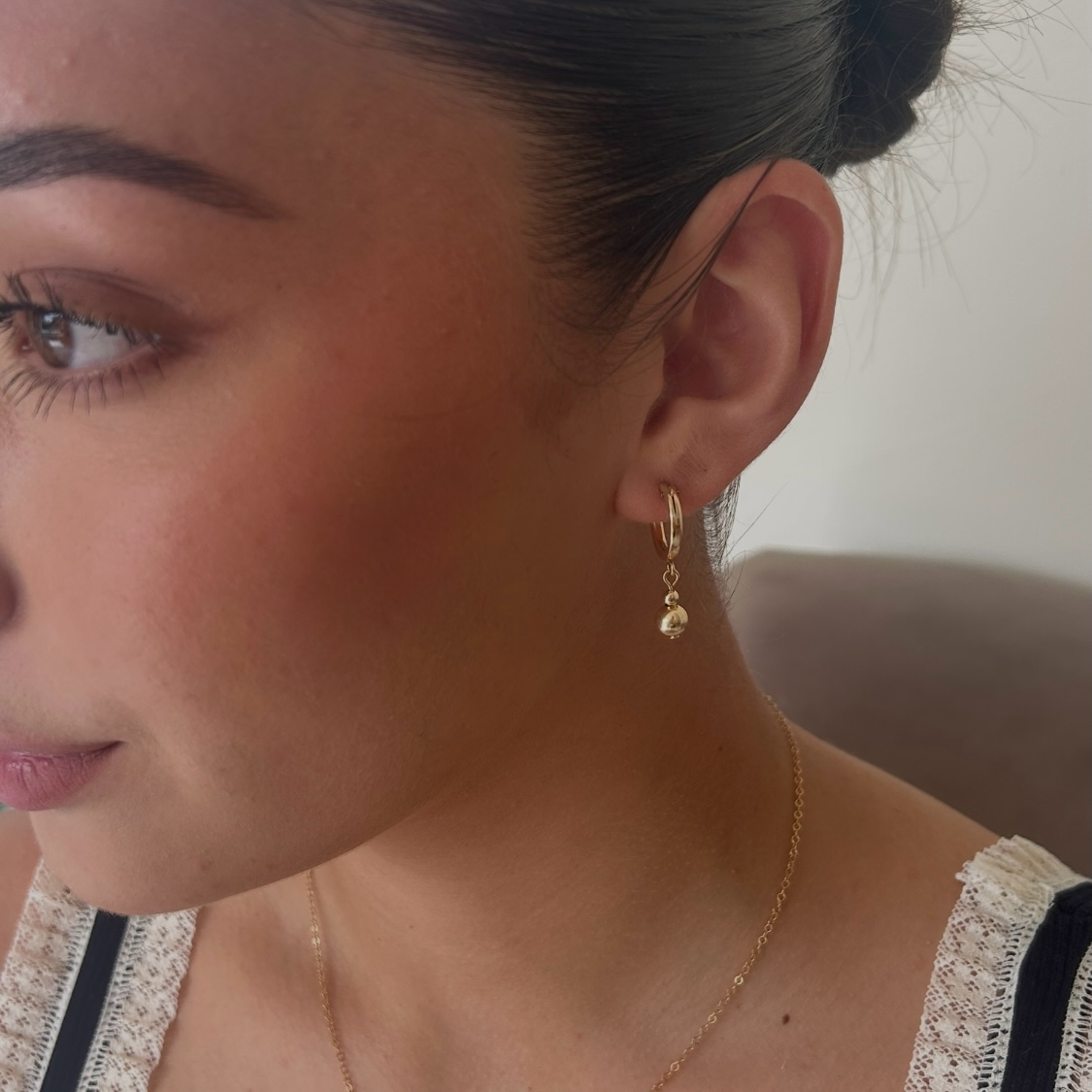 Drop Huggies - 14K Gold Filled