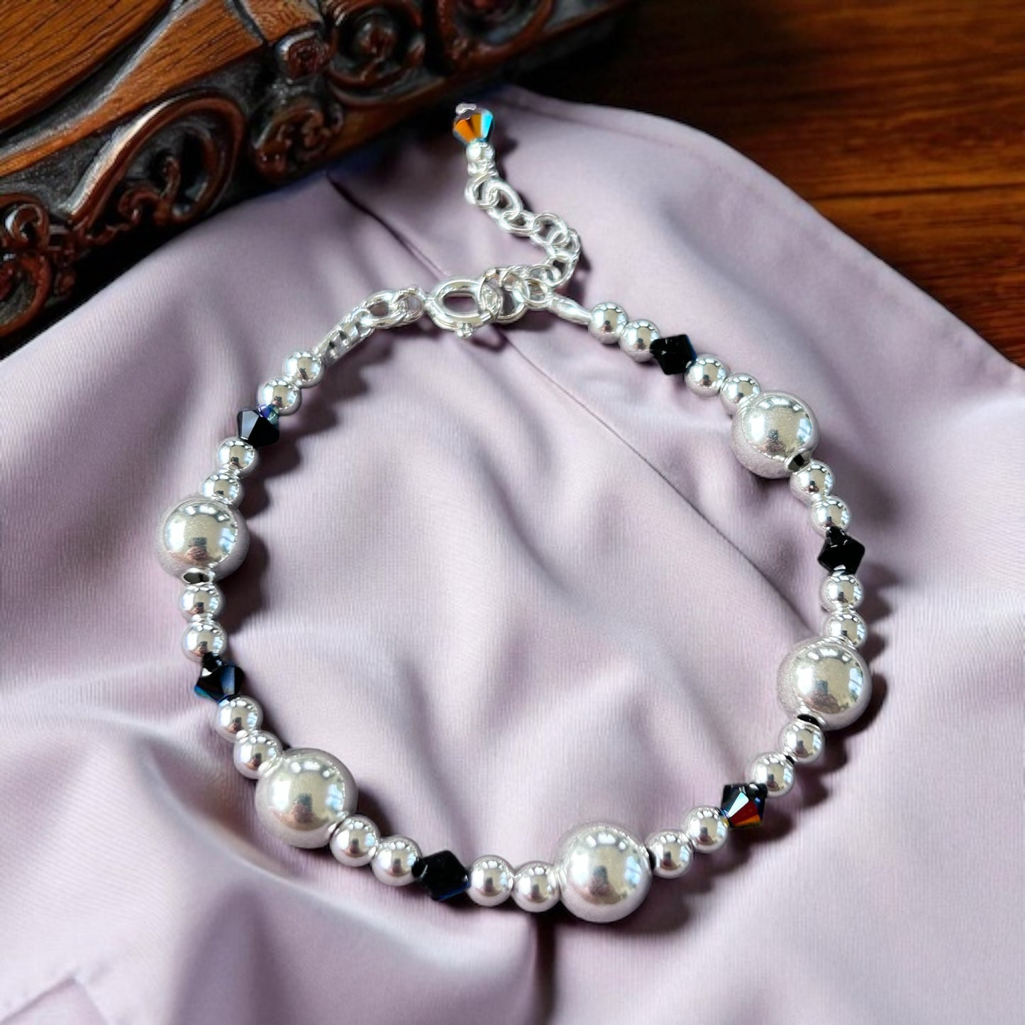 Swarovski X sterling silver bracelet