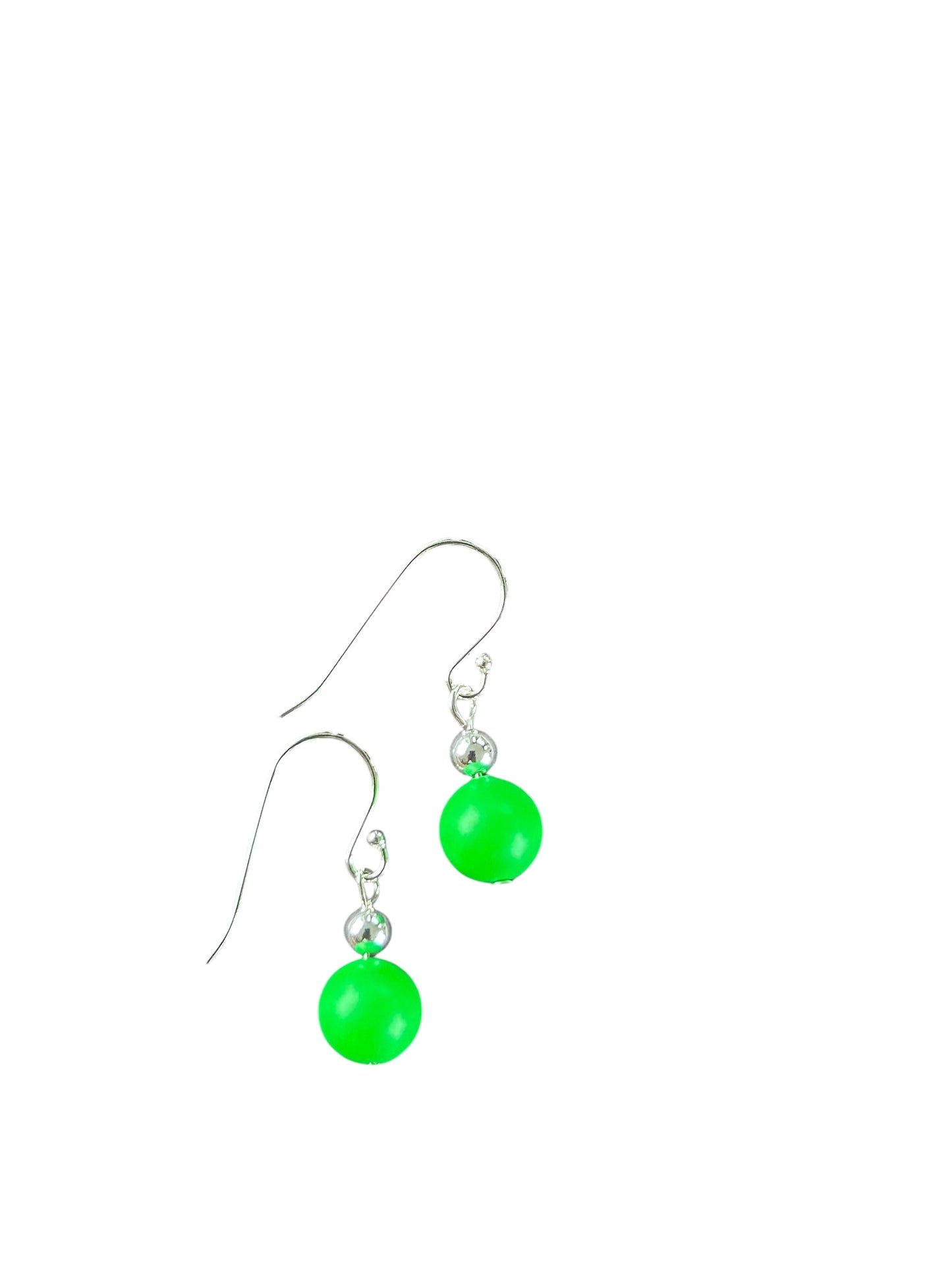 Neon Silver Earrings