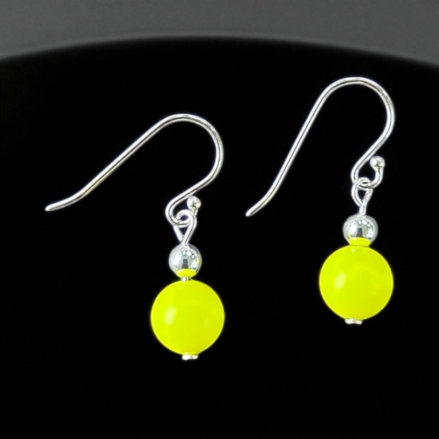 Neon Silver Earrings
