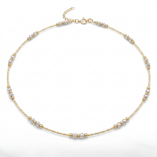 Gold and Silver Choker
