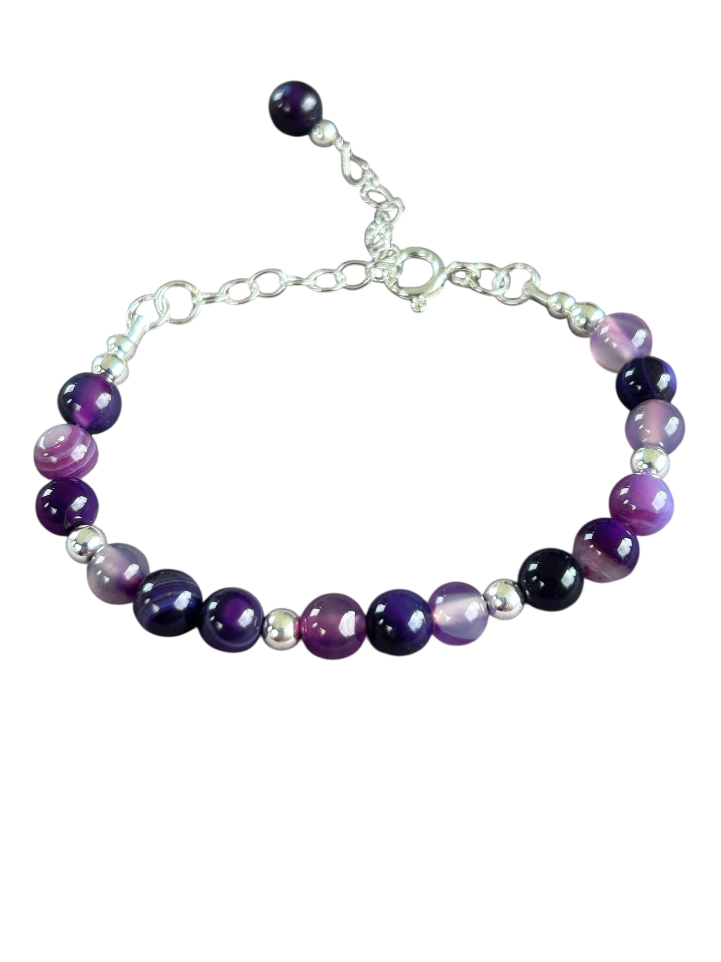 Purple Agate Bracelet