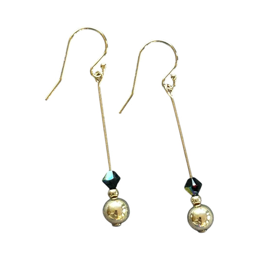 Swarovski X earrings.