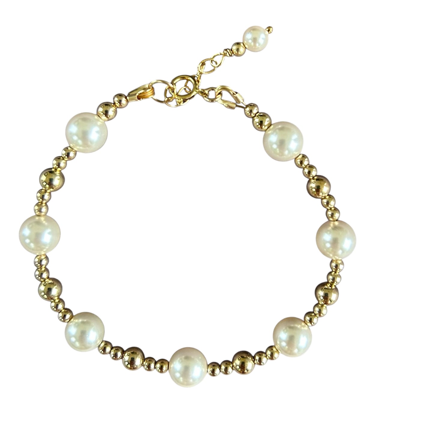 Swarovski Pearl Gold Filled Bracelet