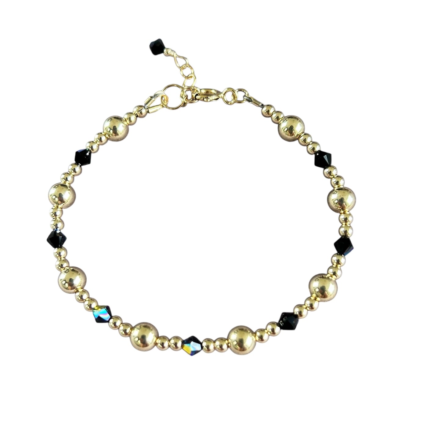 Swarovski X Gold Bracelet