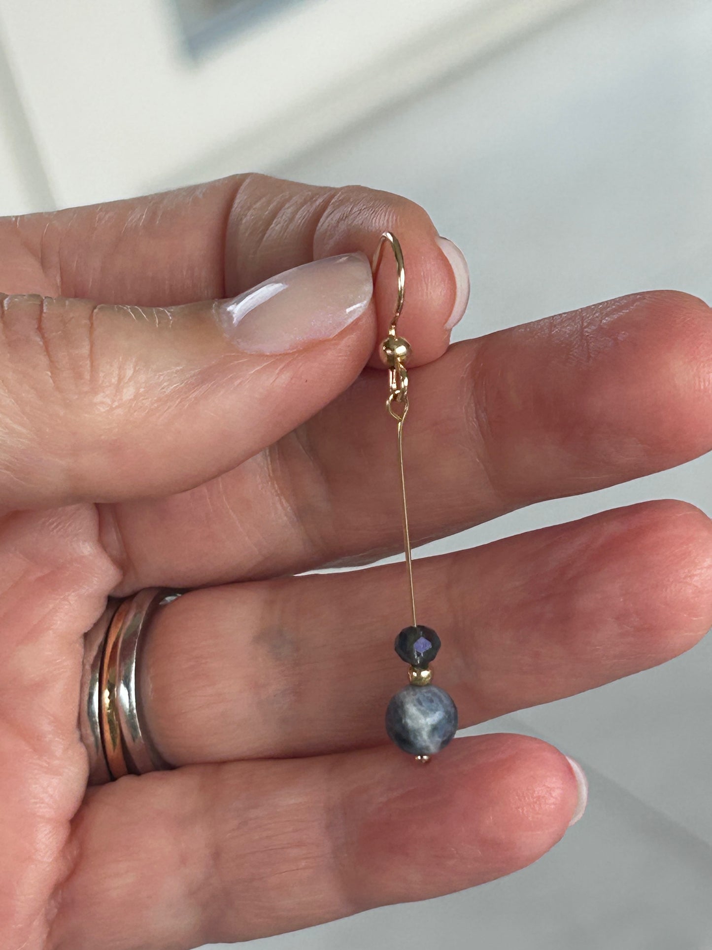 Sodalite with crystal