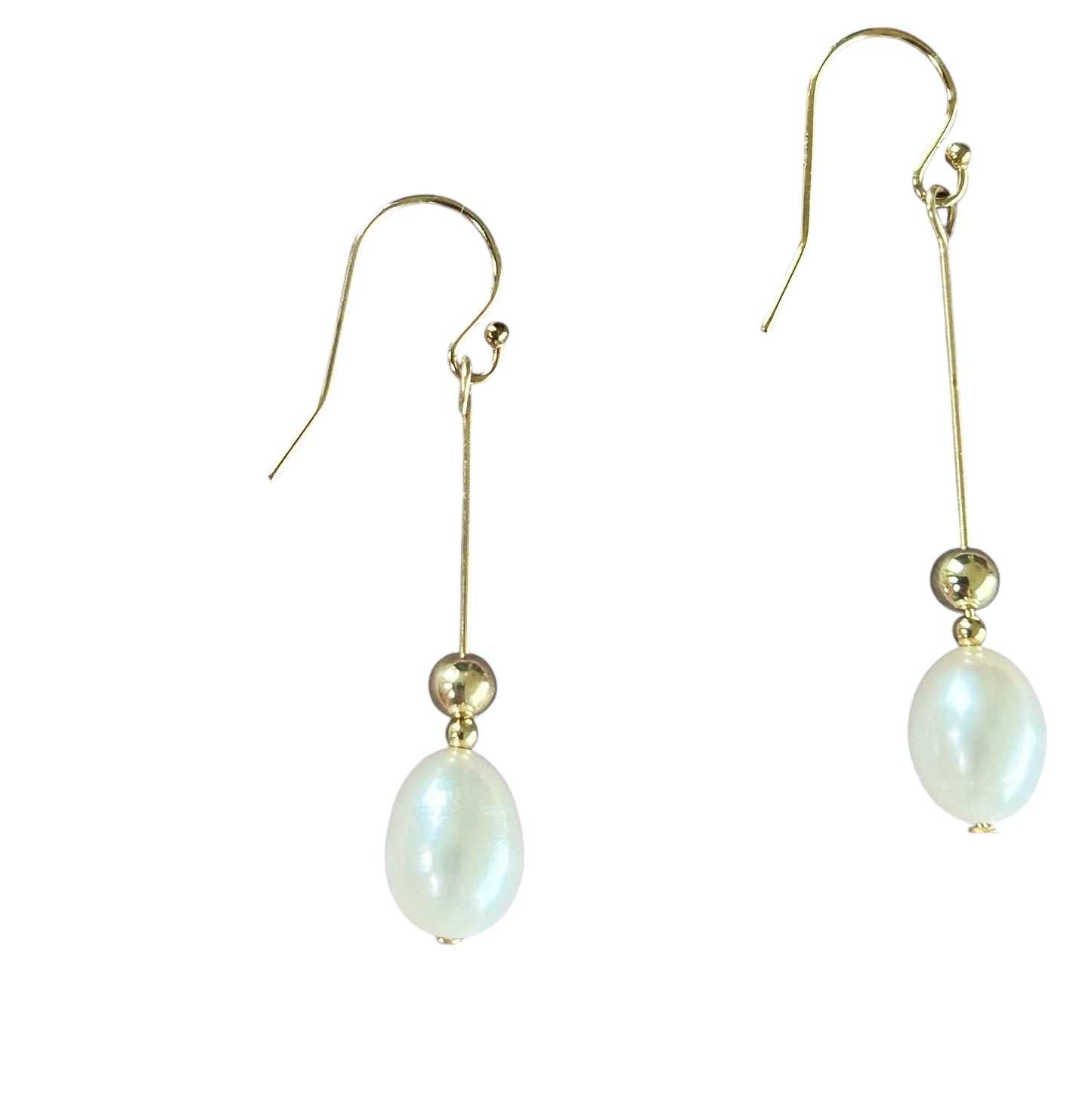 Ivory Fresh Water Pearl Earrings