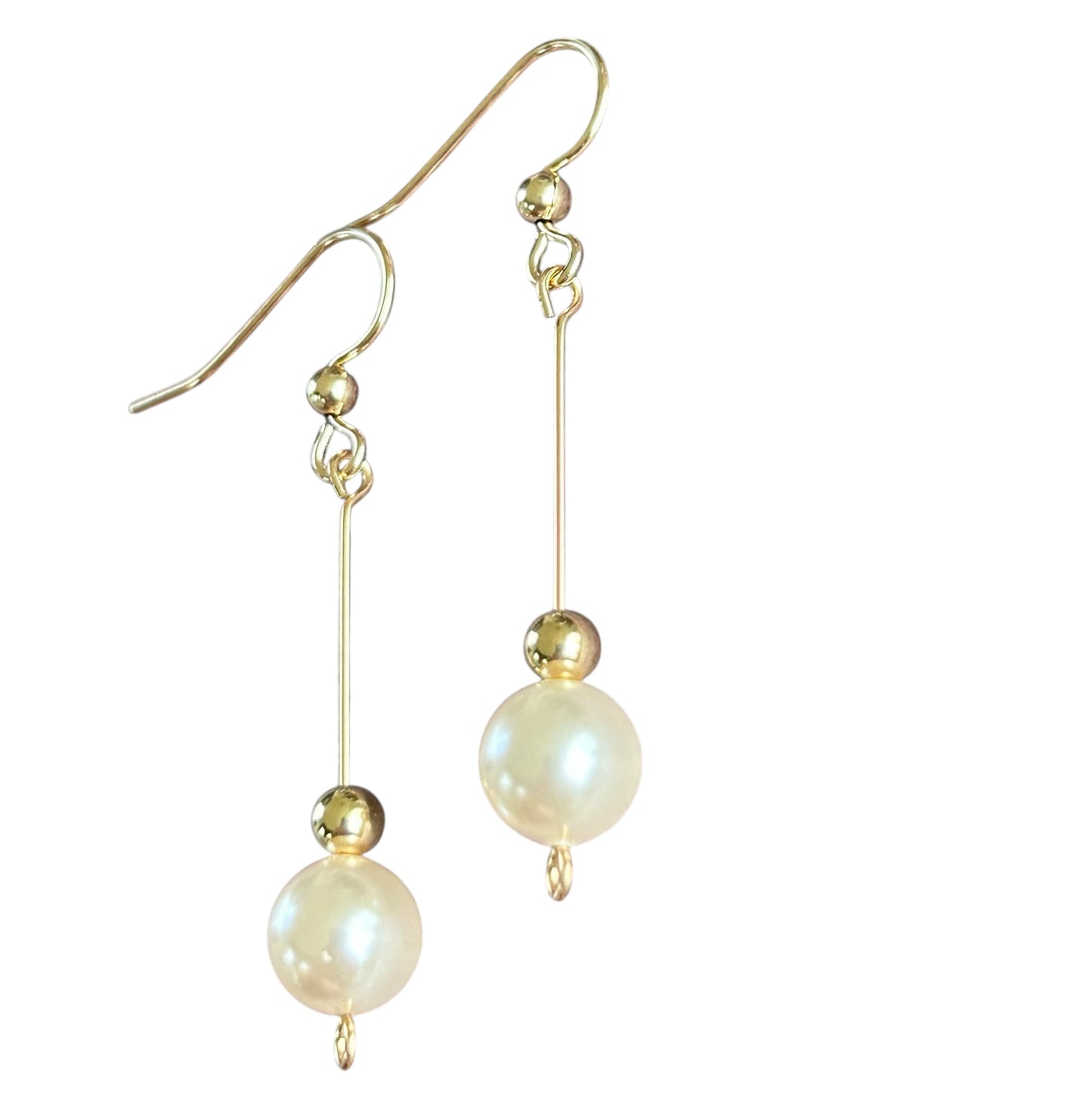 Swarovski Pearl Earrings (14K Gold Filled)