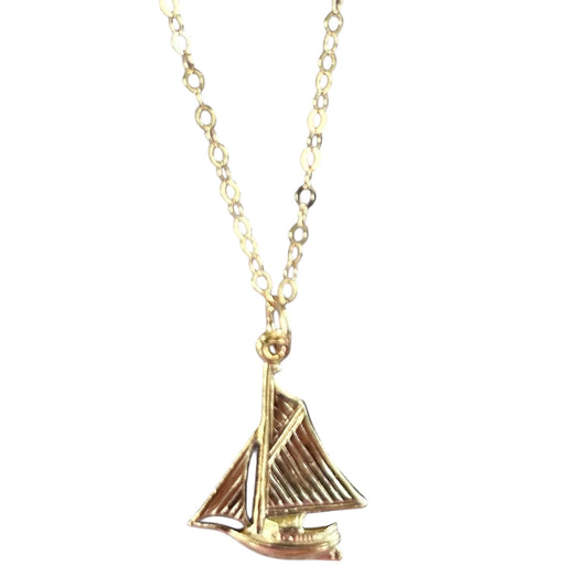Sail Boat necklace