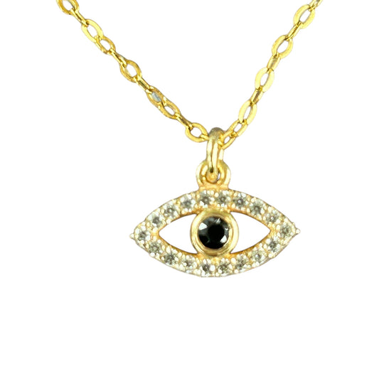 Evil Eye Gold Vermeil Pendant