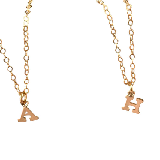 Stylistic Initial Necklace