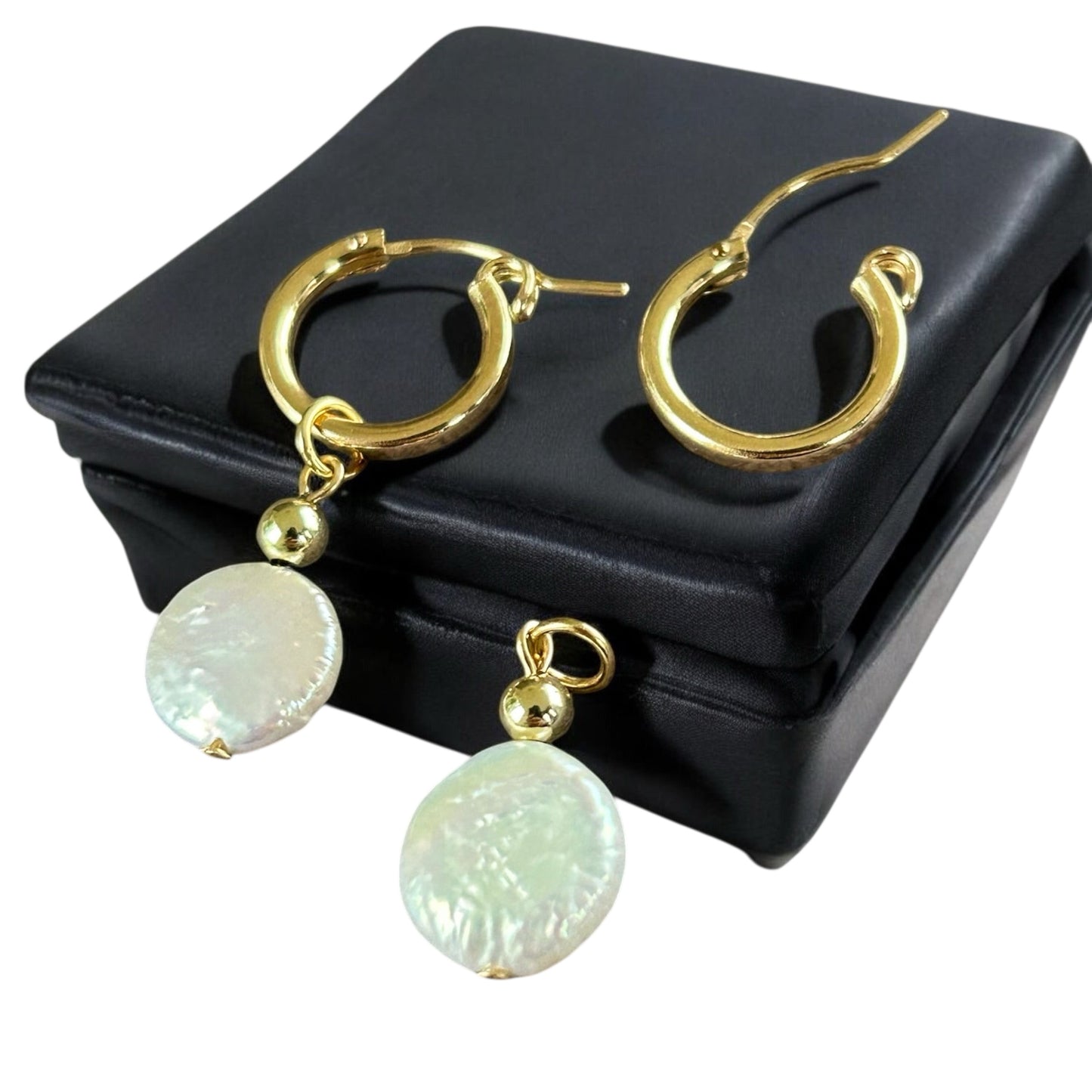 Fresh Water Pearl huggies