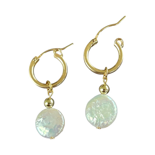 Fresh Water Pearl huggies