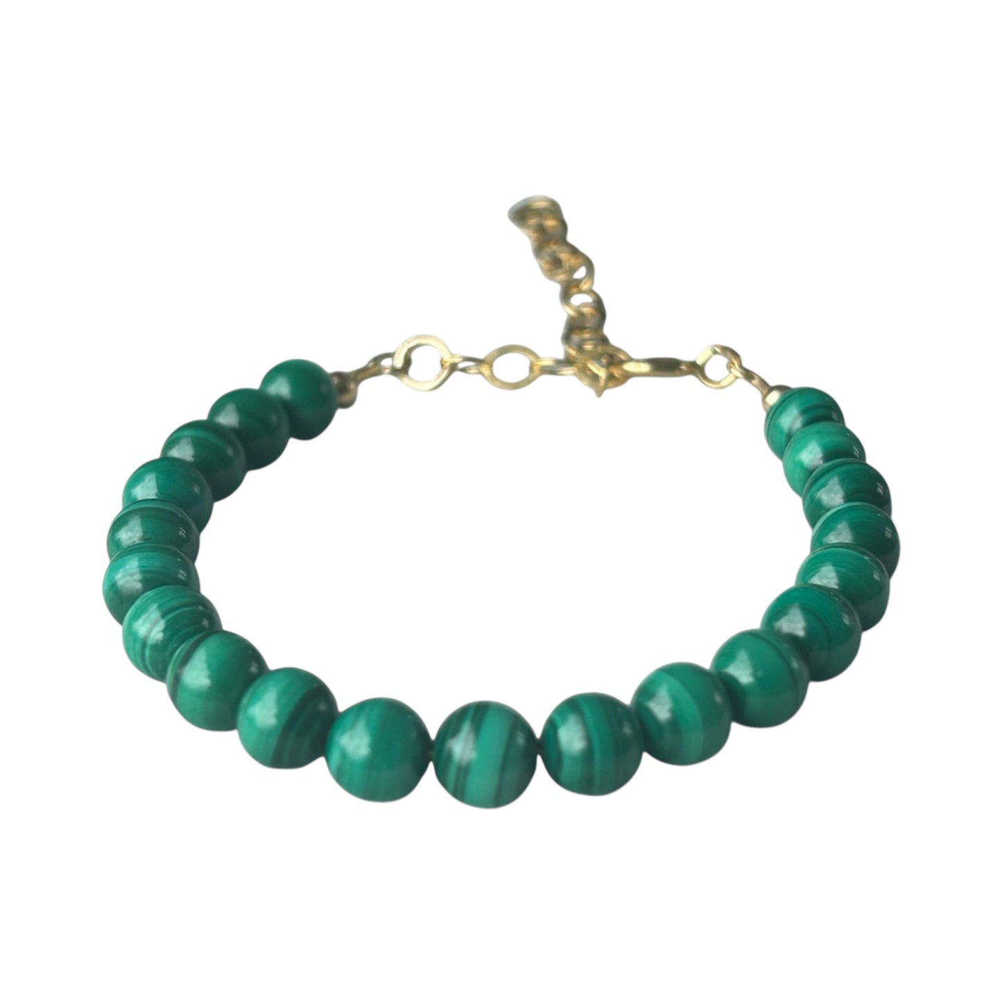 Malachite gemstone bracelet