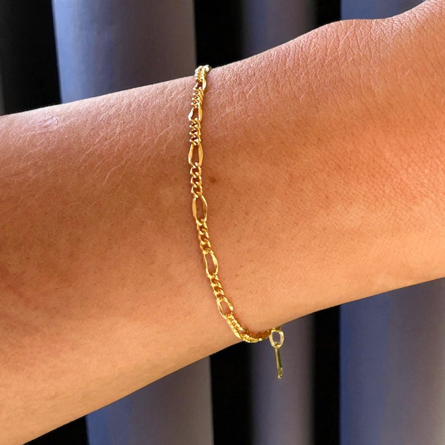 Gold Figaro Bracelet