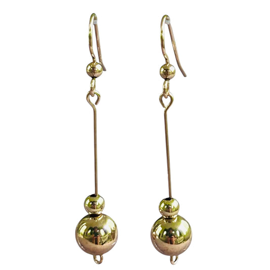Golden Ball Earrings