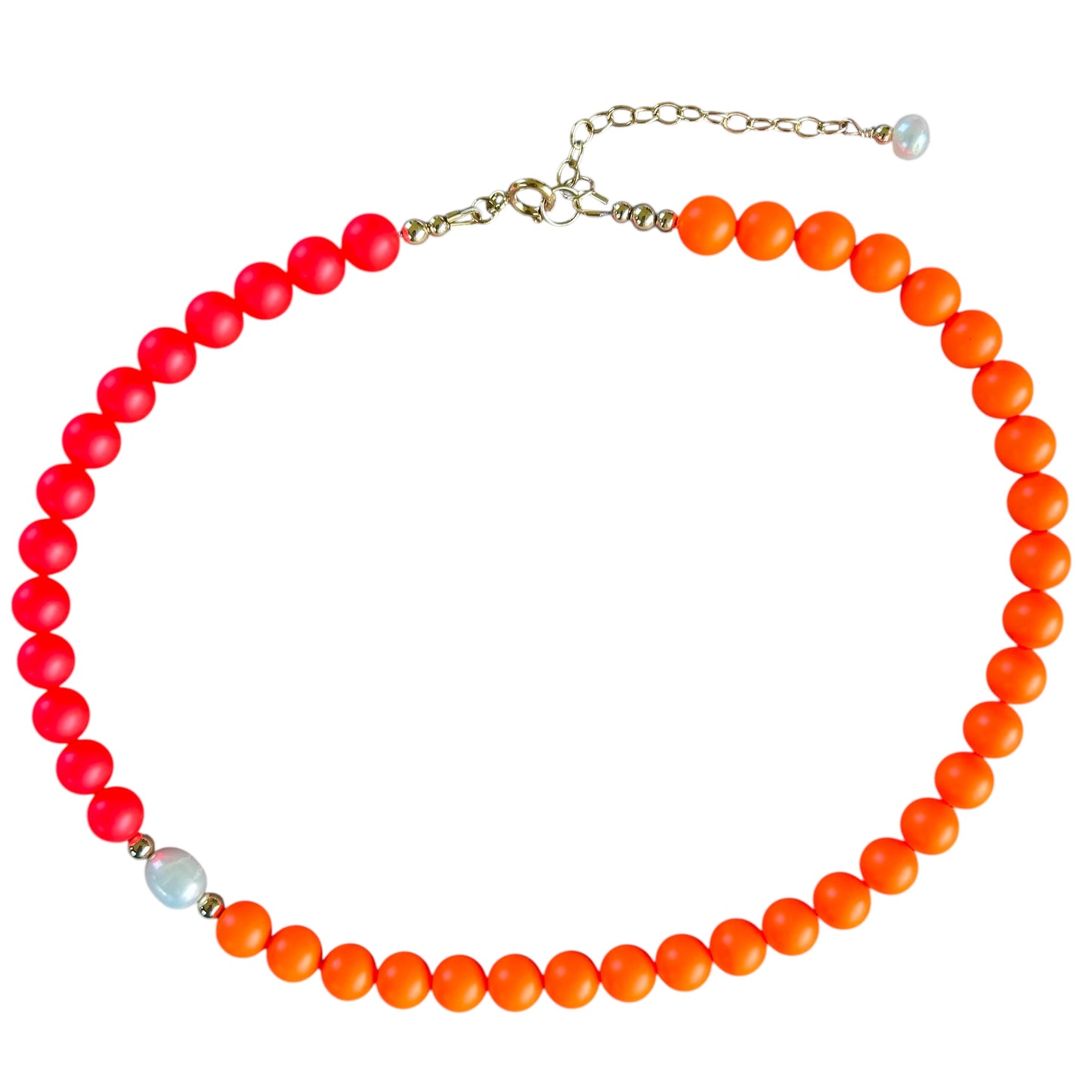 Neon Summer fruits necklace