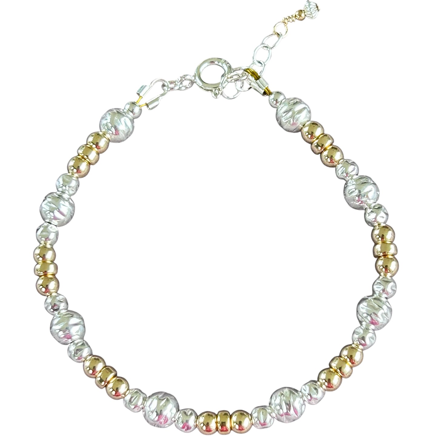 Mixed metal bracelet