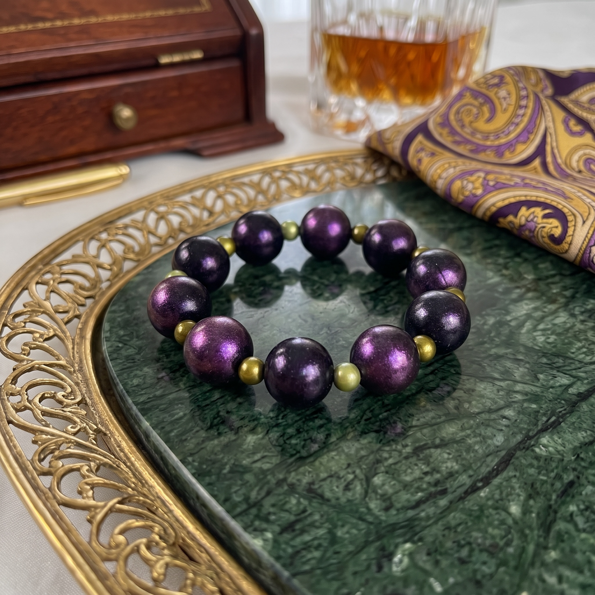 Midnight Plum Bracelet