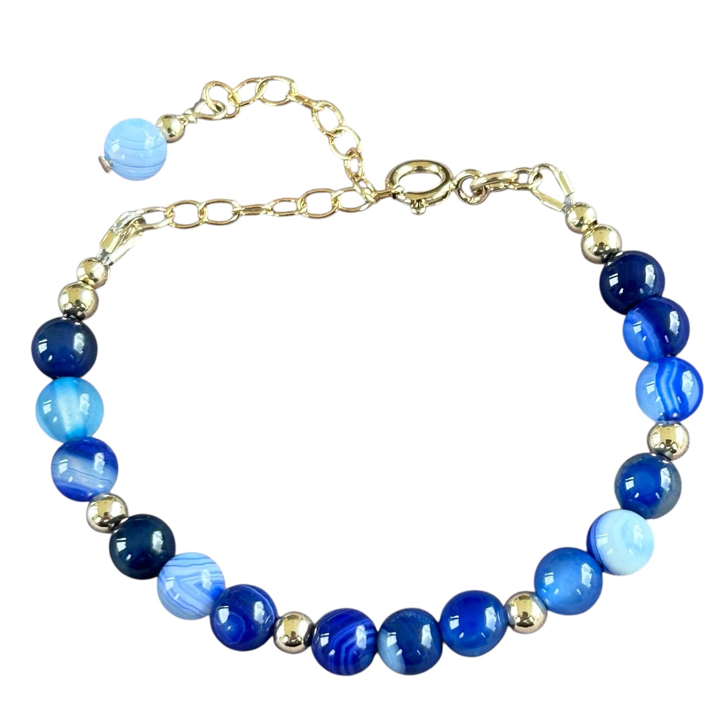 Blue Agate Bracelet