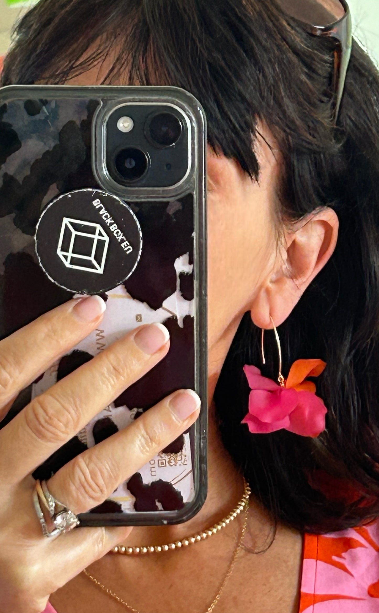 Pink and orange combo