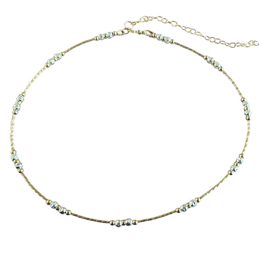 Gold and Silver Choker