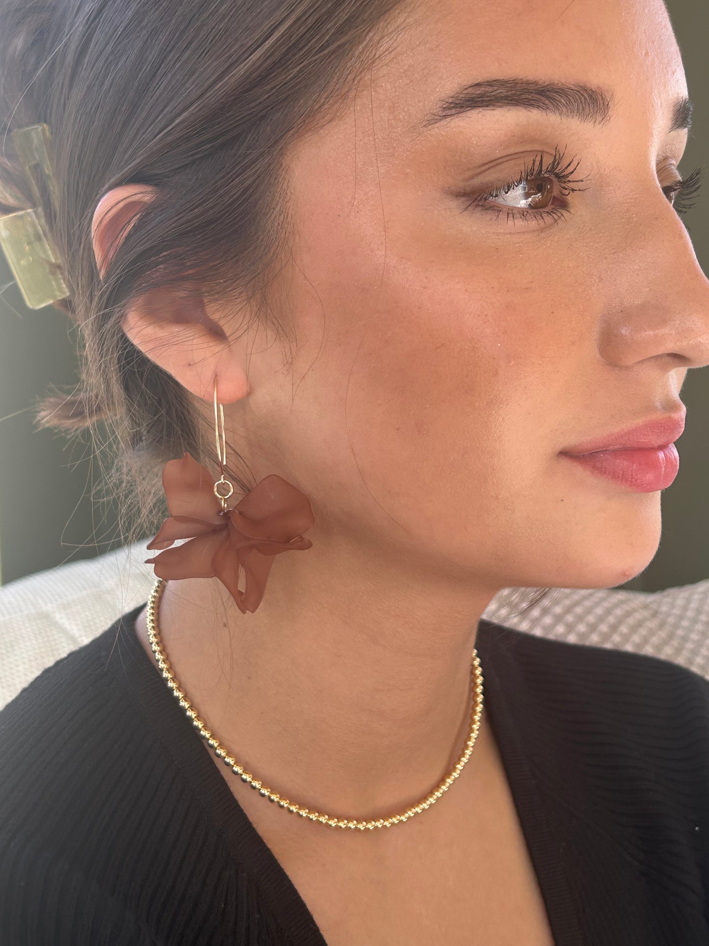 Burnished Bloom earrings