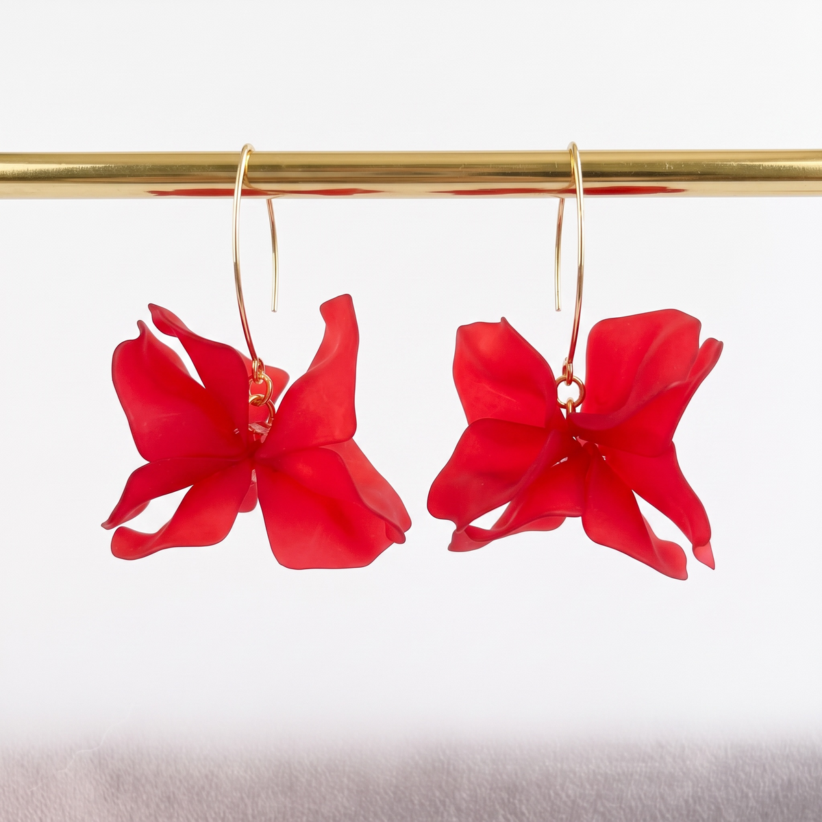 Scarlet Bloom earrings