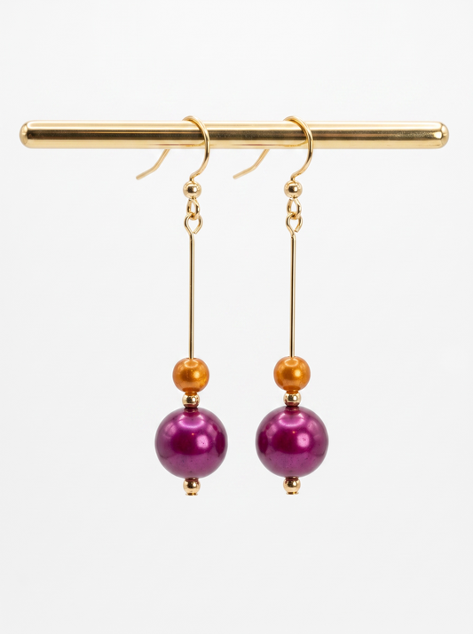 Plum Royale Earrings