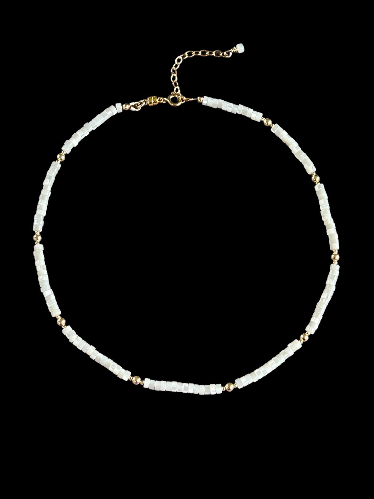 Mother of Pearl beaded necklace