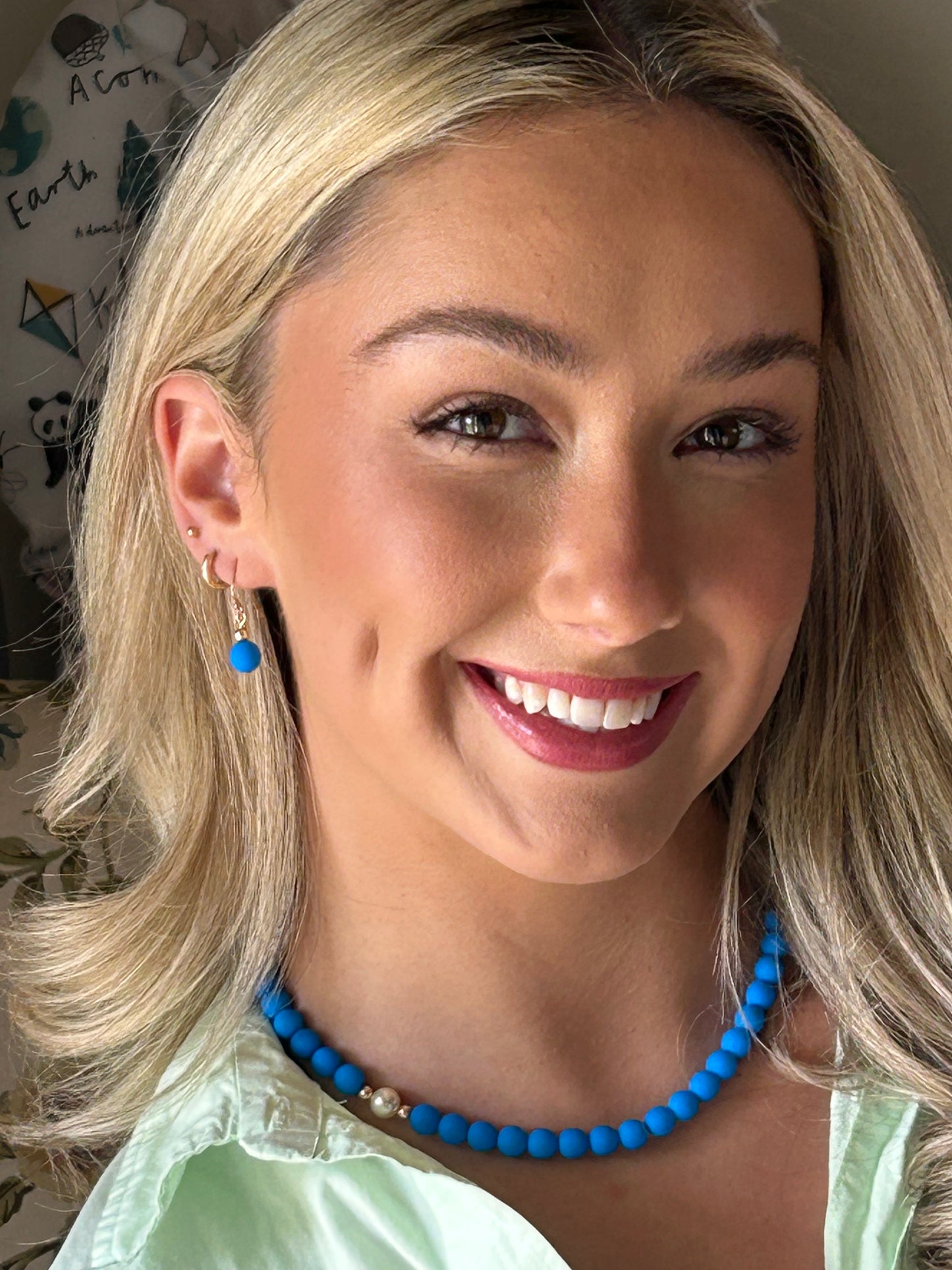 Neon short drop Earrings