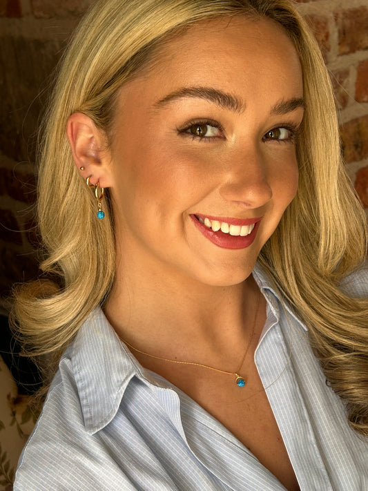 Pinched Opal necklace